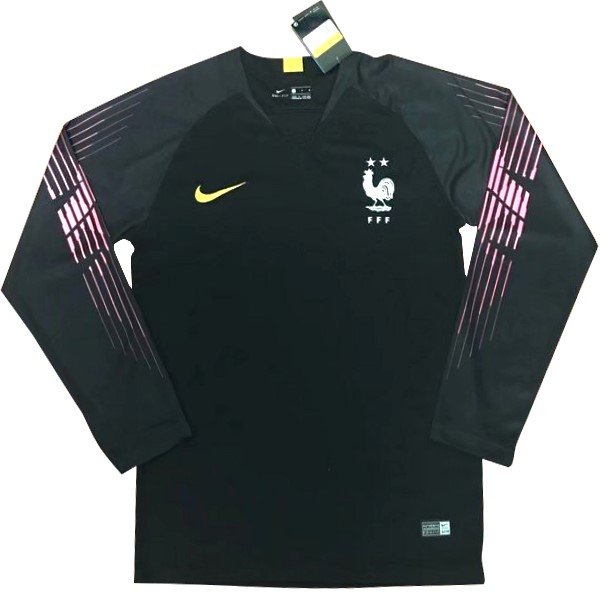 Maillot Football France ML Gardien 2018 Noir